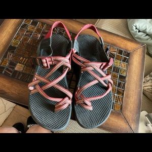 Chaco red sandals